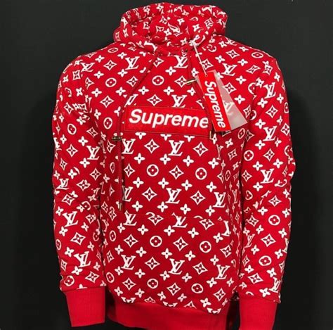 supreme ft louis vuitton felpa|supreme x louis vuitton jacket.